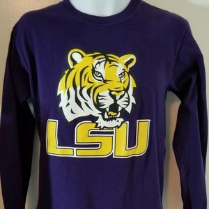 LSU Tigers Long Sleeve Champion Shirt Small
